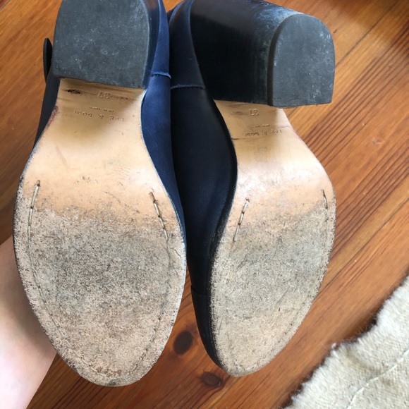 Rag and Bone Harrow Blue Booties - Picture 8 of 10